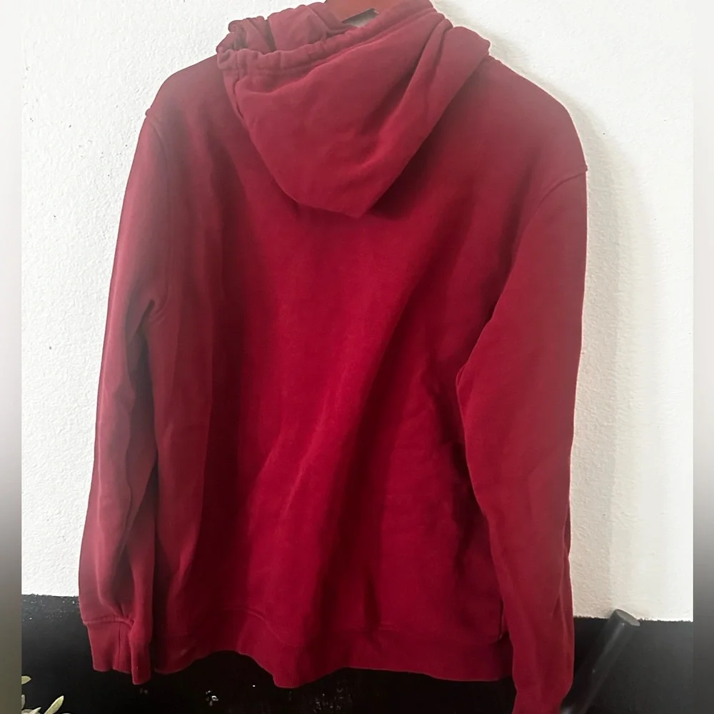 True Religion Men's Burgundy Hoodie